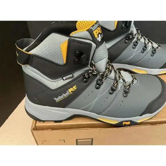 New! Mens Timberland Pro Switchback Composite Toe WP Work Boots. Size 10 Wide.